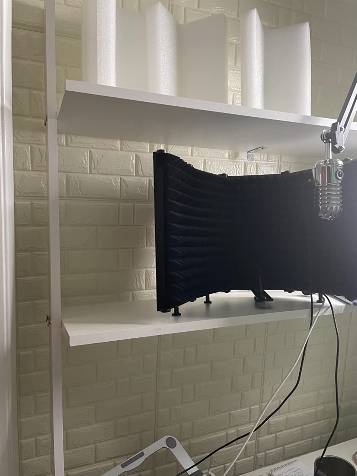 3DBrickWall, Set de 5 folii tapet autocolant tridimensional cu efect de cărămidă - Image 5