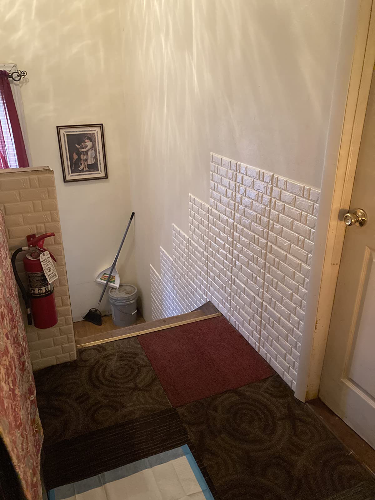3DBrickWall, Set de 5 folii tapet autocolant tridimensional cu efect de cărămidă - Image 6