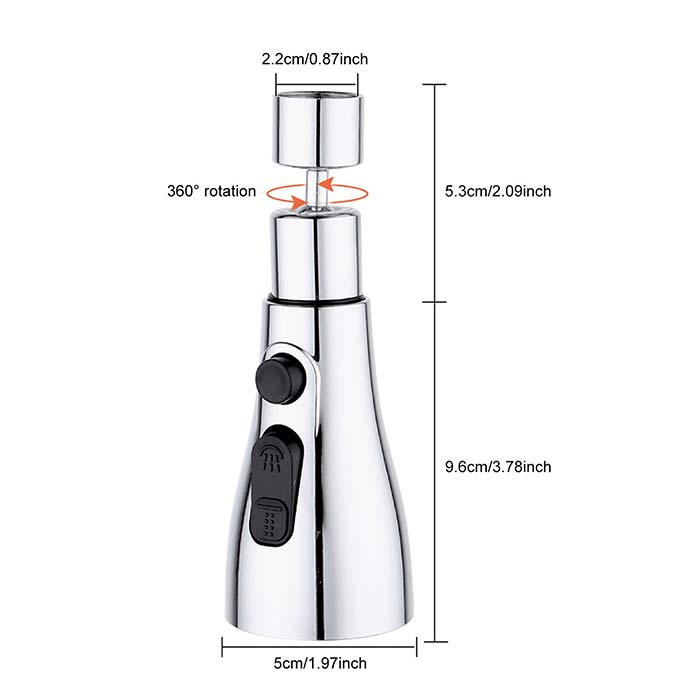 AdjustableFaucet, adaptor pentru bateria de la bucătărie - Image 8