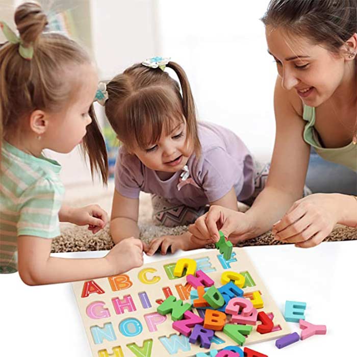 AlphabetPuzzle, puzzle din lemn cu litere - Image 3
