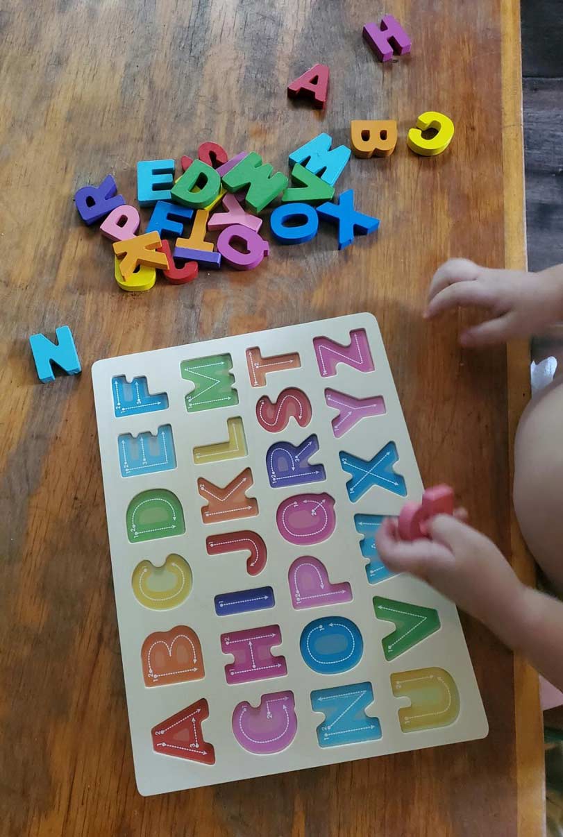 AlphabetPuzzle, puzzle din lemn cu litere - Image 7