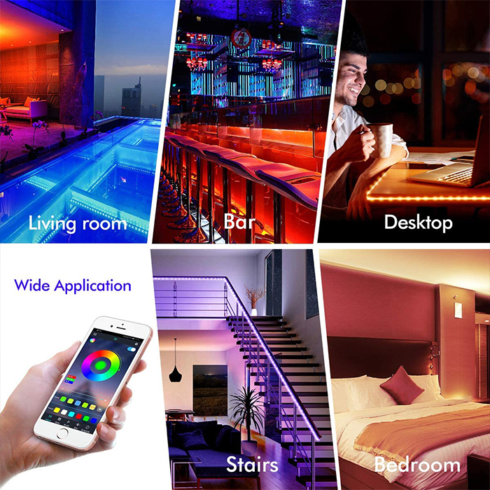 AmbientLedLights, bandă LED impermeabilă cu telecomandă - Image 10