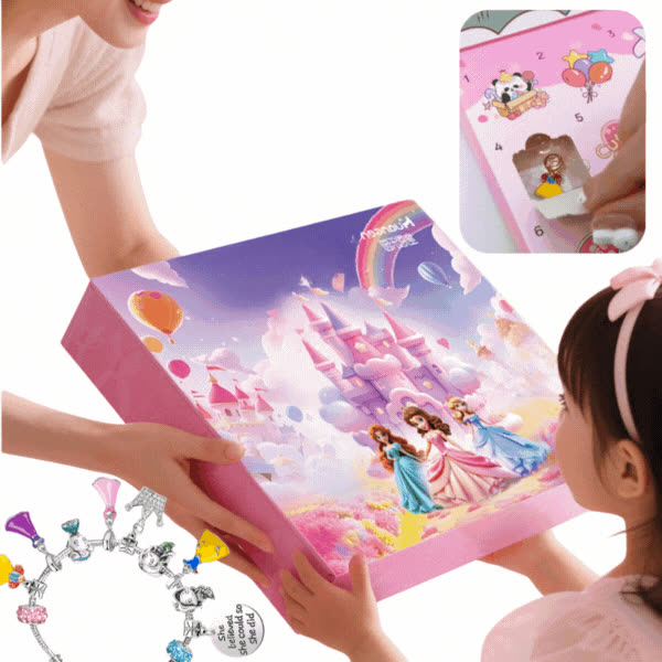 BRACBRAD, PRINCESS calendar de Advent pentru crearea brățărilor - video