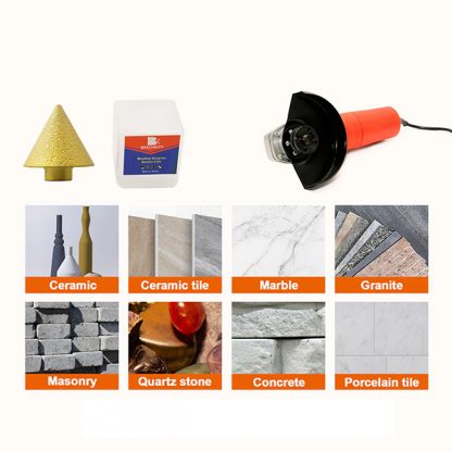 BUSENJEKRUG, Cap de tăiere diamantat pentru bile (2 bucăți) - Image 3