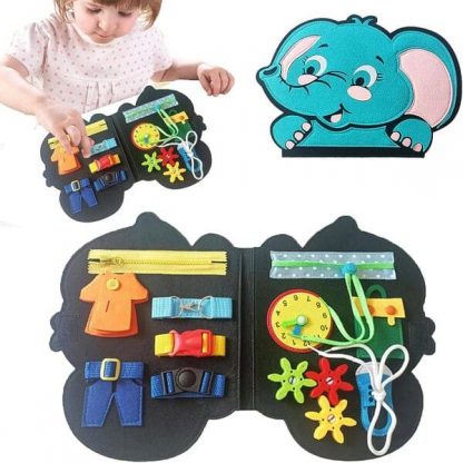 BUSYBOARD-TST, Jucărie senzorială de dezvoltare în mapă - Image 1
