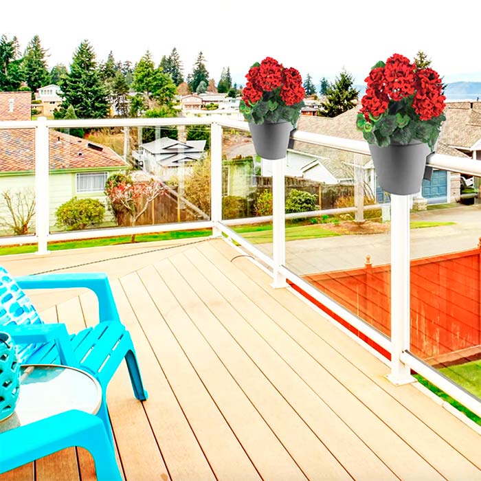 BalconyPots, ghivece pentru flori de balcon (2 bucăți) - Image 5