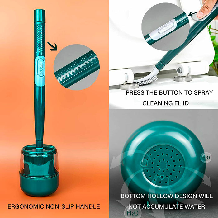 BestBrush, peria de toaletă revoluționară cu un buton pentru dozarea detergentului - Image 4