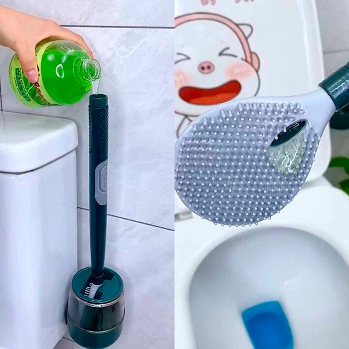BestBrush, peria de toaletă revoluționară cu un buton pentru dozarea detergentului - Image 8