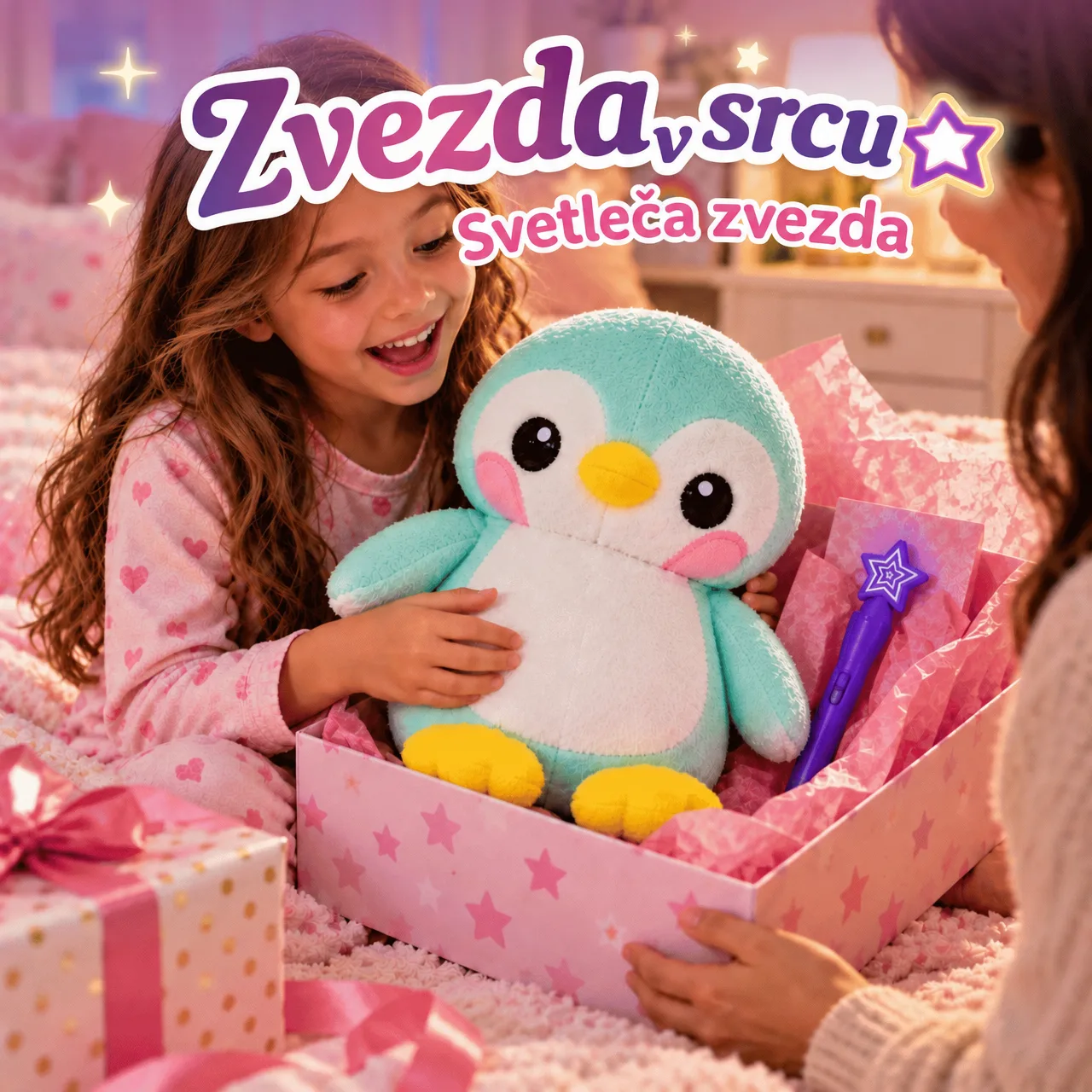 Pinguin de pluș fosforescent, BestFriend - Image 4