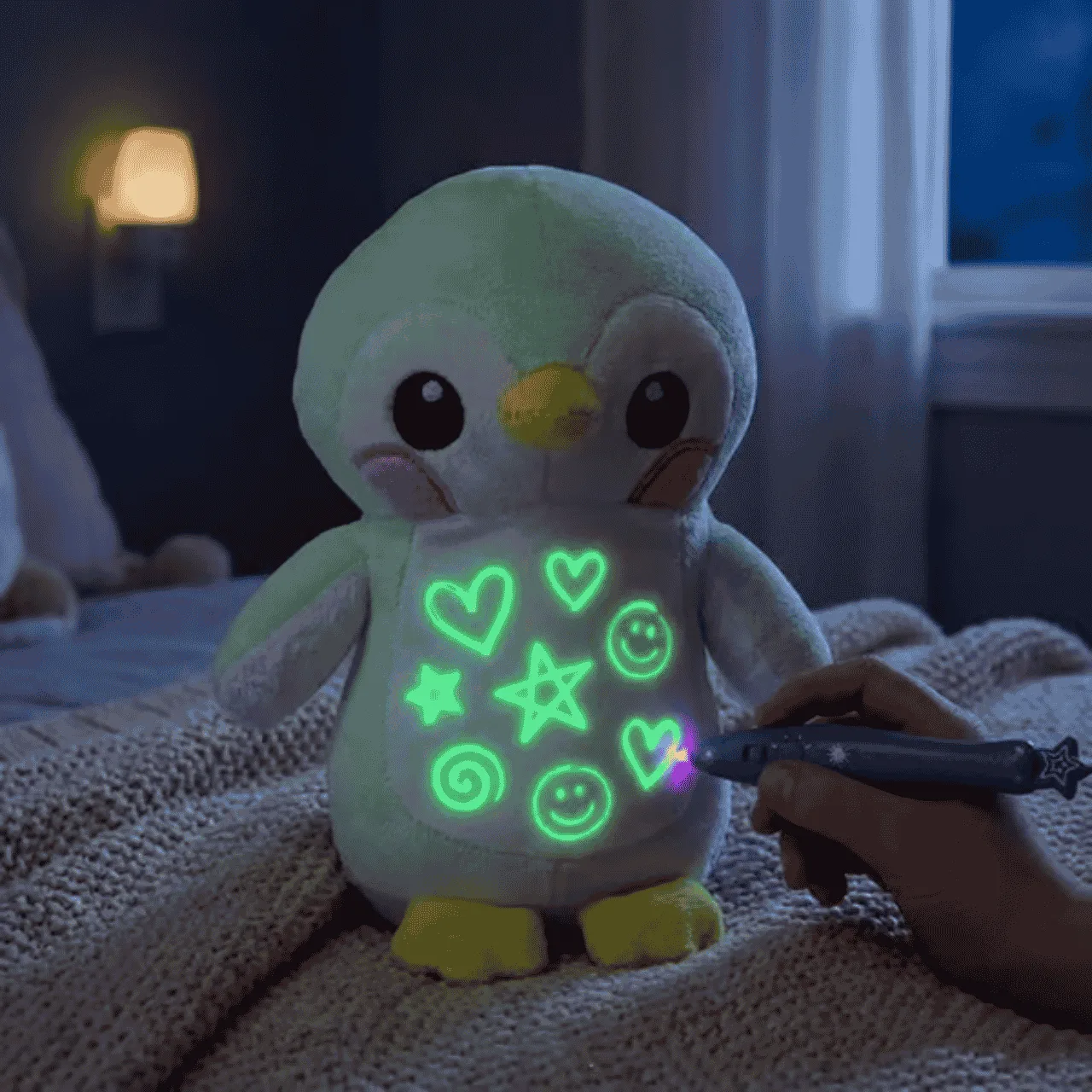 Pinguin de pluș fosforescent, BestFriend - Image 6