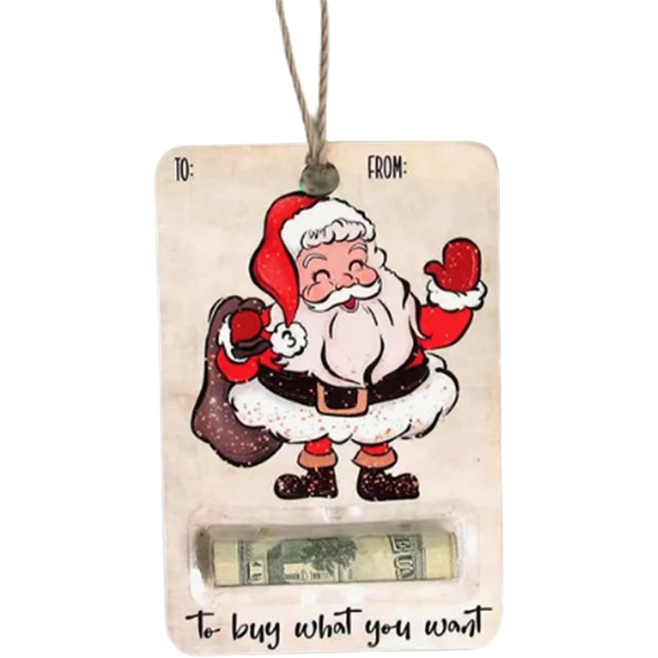 BestGift, card de Crăciun cu compartiment pentru bani (3 bucăți) - Image 2