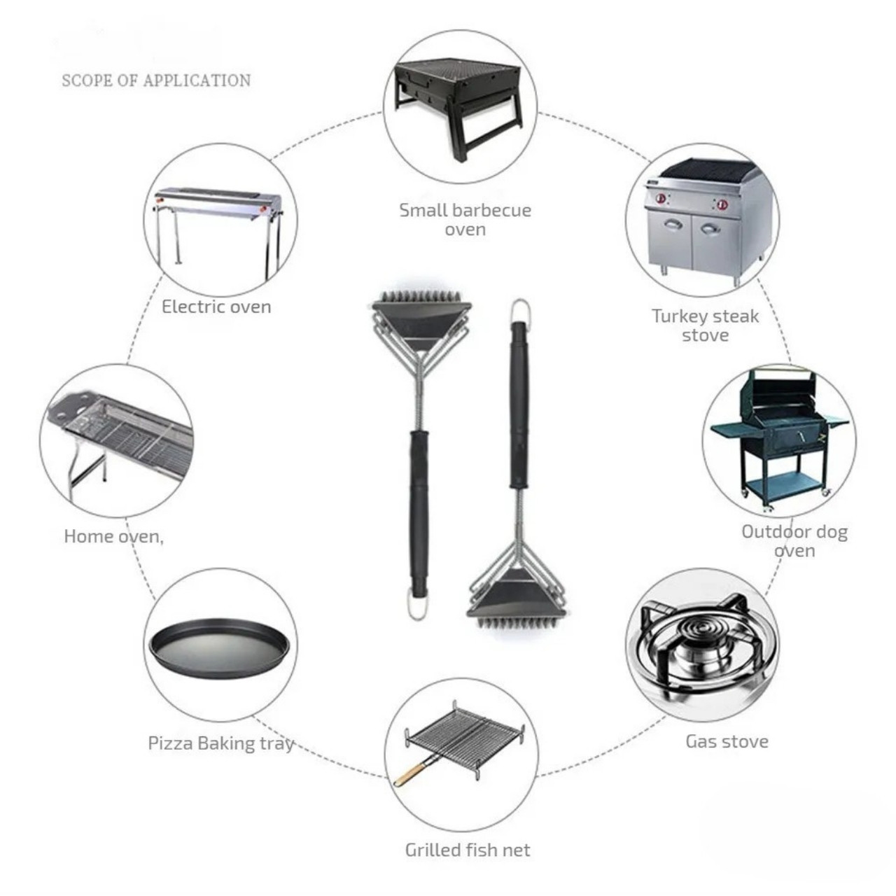 BrushGrillBBQ, Perie de curățare pentru grătar - Image 3