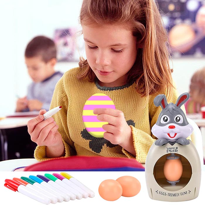 BunnyColor, set pentru crearea și colorarea ouălor de Paște din plastic - Image 4