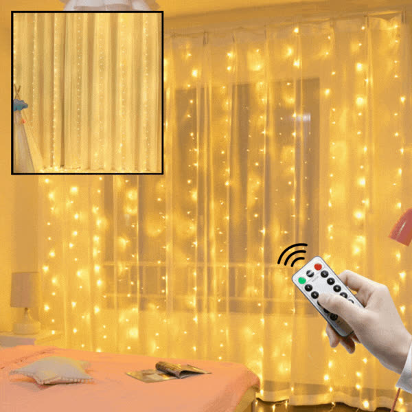 CURTLIGHT, Cortină LED luminoasă GlowLights - video