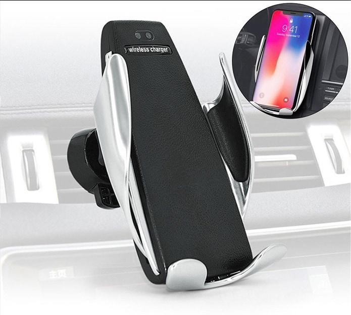 Car Energy DUO, suport pentru telefon si incarcator wireless 2 in 1 - Image 2