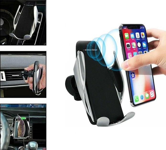 Car Energy DUO, suport pentru telefon si incarcator wireless 2 in 1 - Image 3