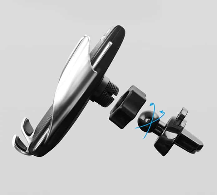 Car Energy DUO, suport pentru telefon si incarcator wireless 2 in 1 - Image 4