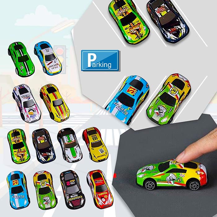 CatapultCars, set de 10 mașini pentru copii - Image 4