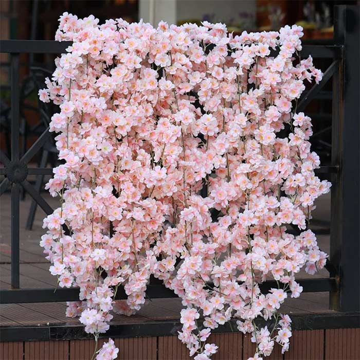 Cherry, flori artificiale cu aspect de flori naturale de cireș (1.8 m) - Image 3