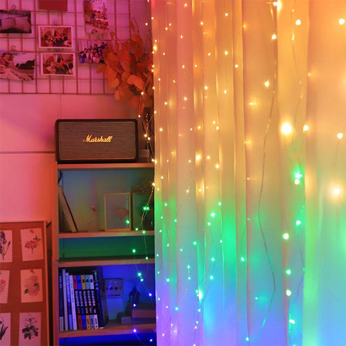 ColorfulCurtain, o perdea ușoară cu 300 de lumini LED colorate - Image 5