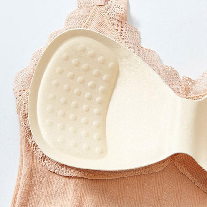 ComfortTop, 1 + 1 GRATUIT Set de 2 tricouri cu bretele, căptușite, negru și bej - Image 3