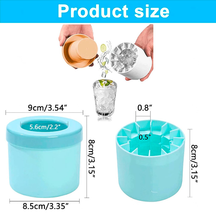 Cubes, matriță de gheață din silicon - Image 2