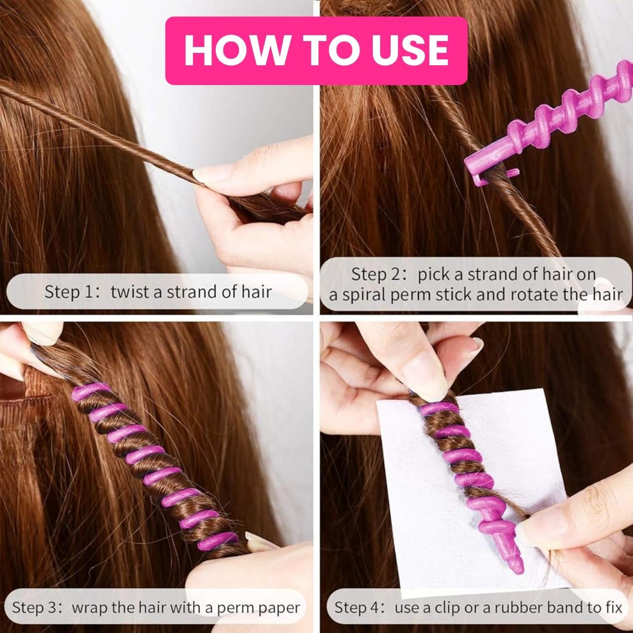Curlsy, bigudiuri spiralate pentru bucle perfecte - Image 9