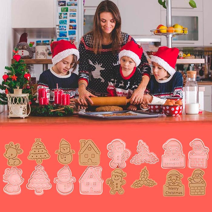 CutCookies, matrițe pentru prăjituri de Crăciun (8 matrițe pentru prăjituri) - Image 7