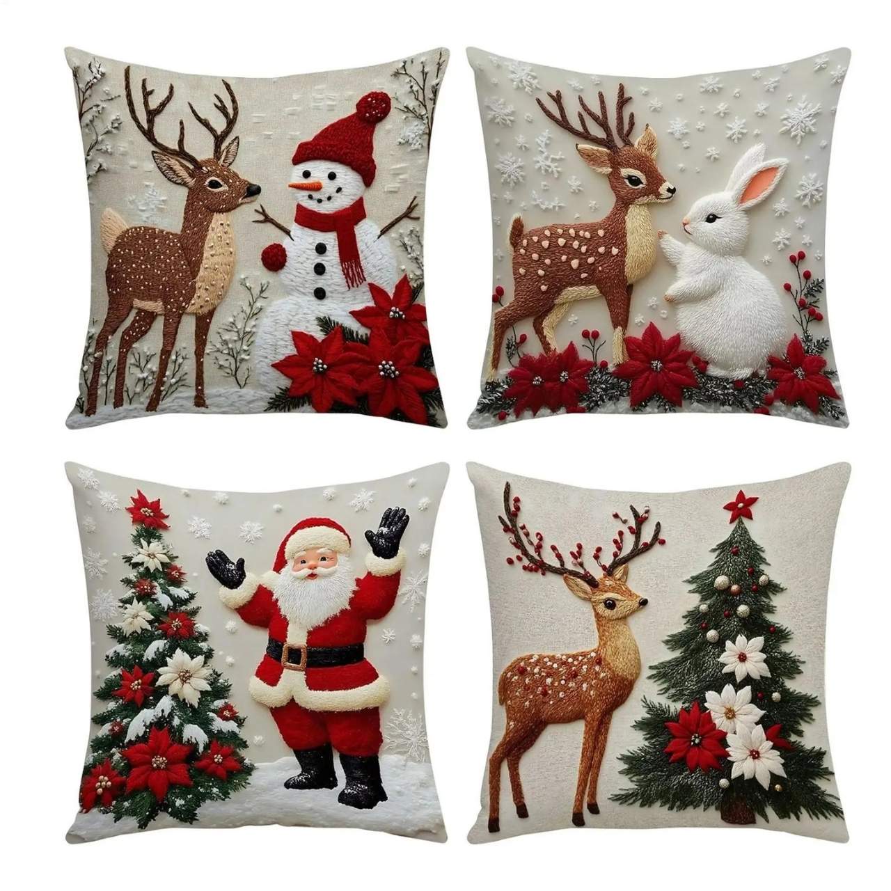 CutePillows, fețe de pernă de Crăciun (4 bucăți) - Image 6