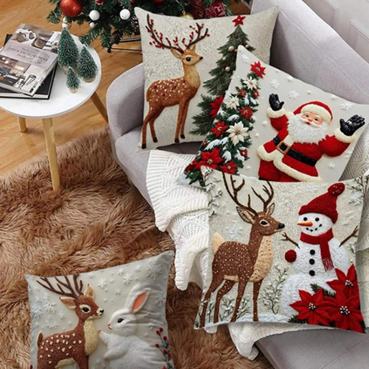 CutePillows, fețe de pernă de Crăciun (4 bucăți) - Image 2
