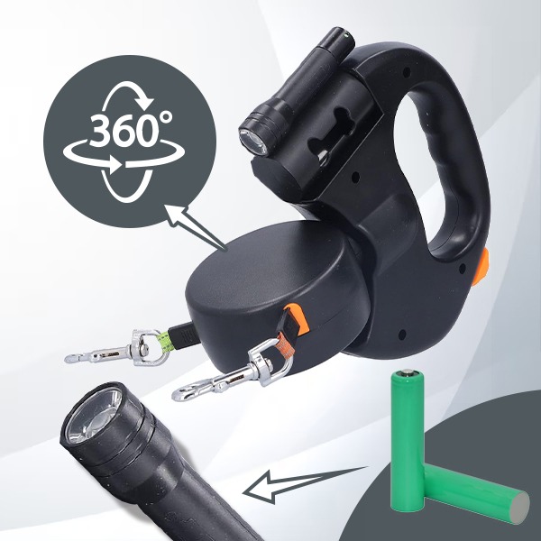DDR-TST, Lesă dublă pentru câini FlexiPaws - Image 11