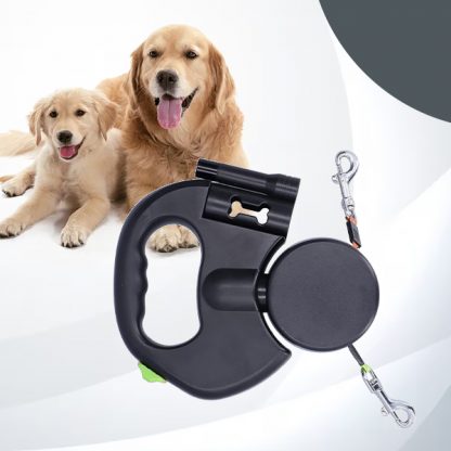 DDR-TST, Lesă dublă pentru câini FlexiPaws - Image 3