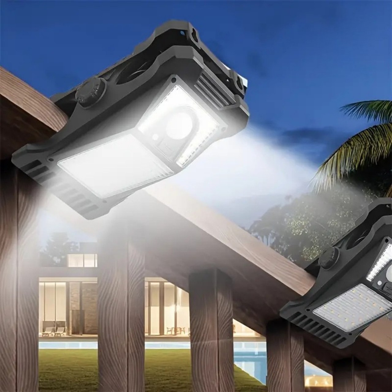 DeckClip, Lampa Solar pentru Grădină cu Clips și Senzor de Mișcare - Image 13