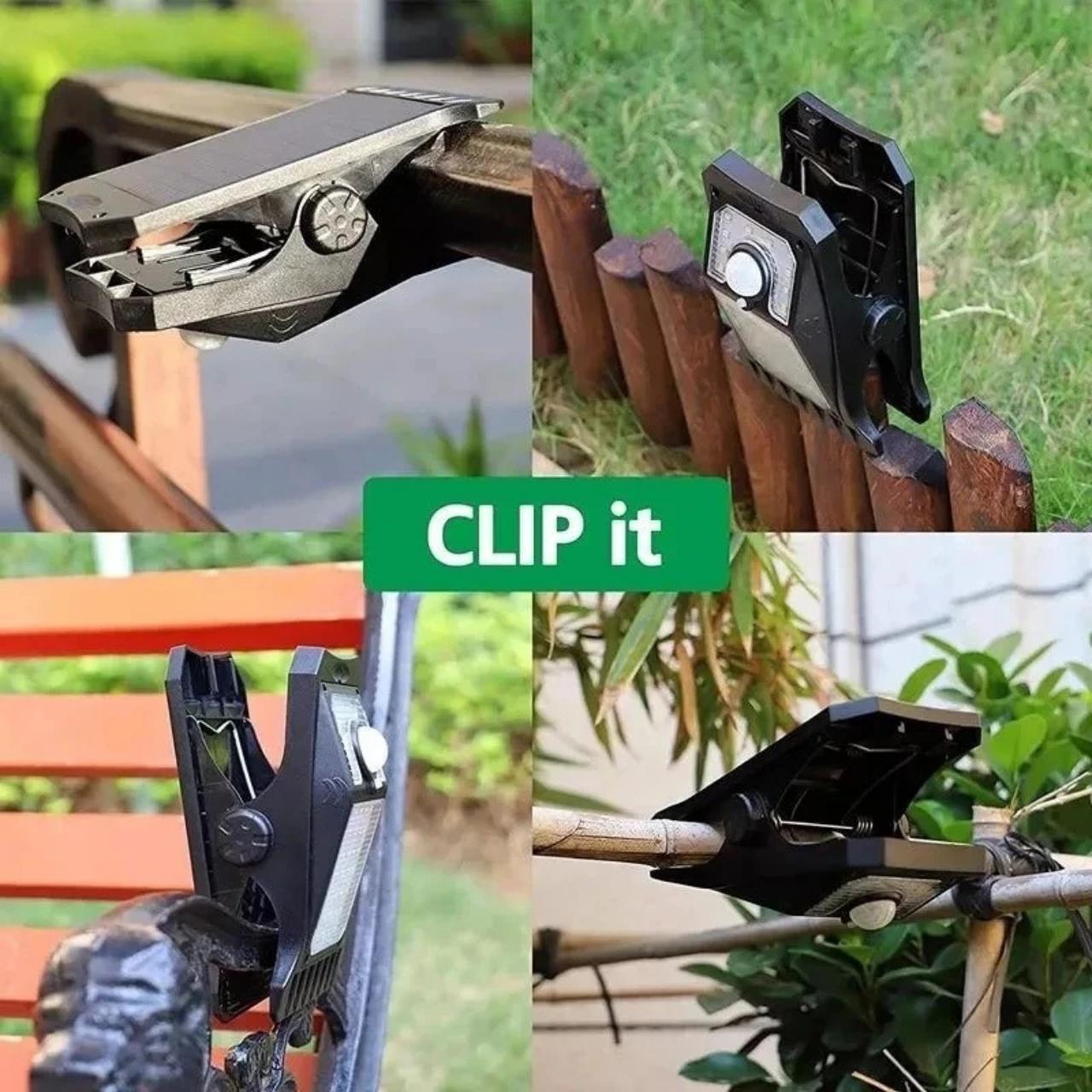 DeckClip, Lampa Solar pentru Grădină cu Clips și Senzor de Mișcare - Image 10