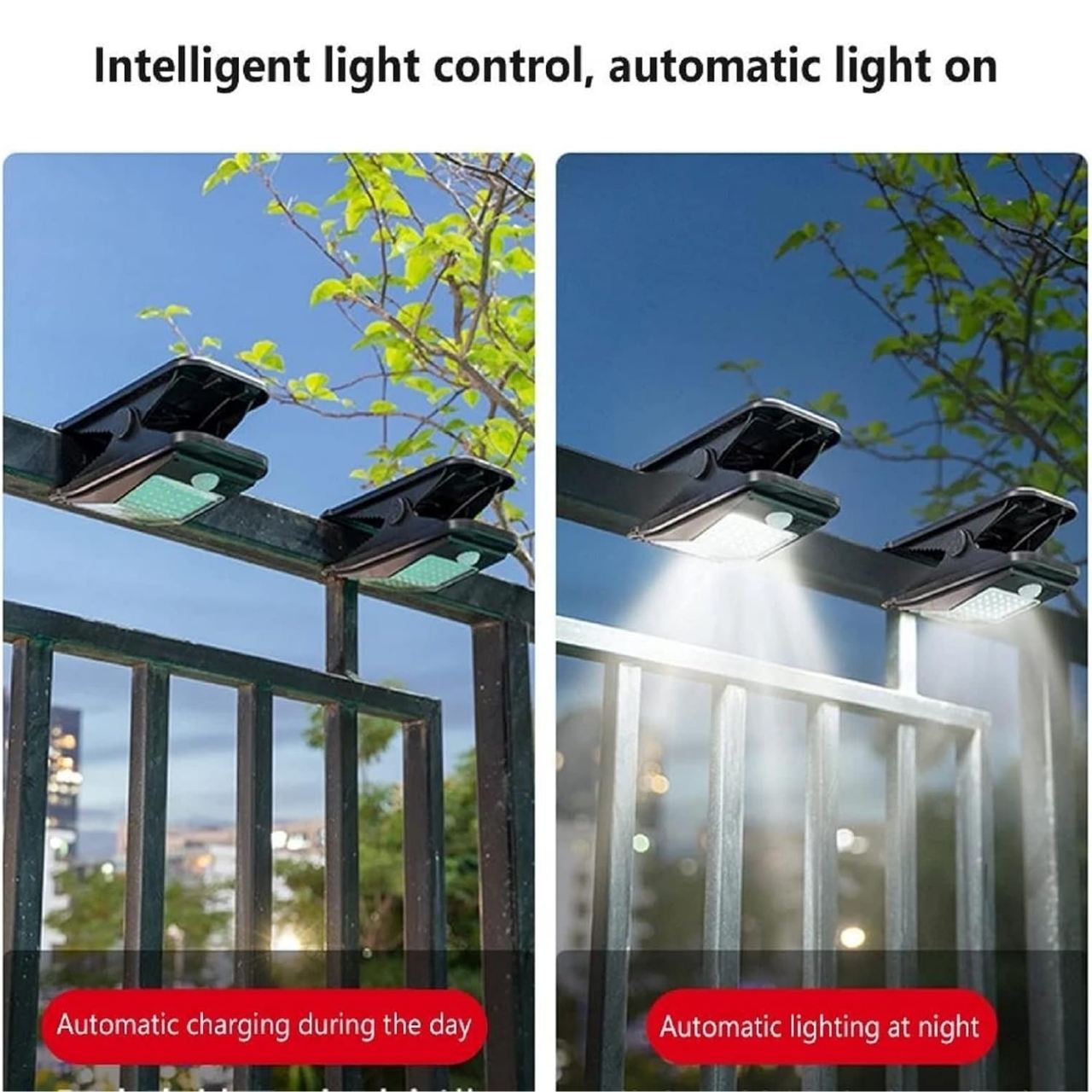 DeckClip, Lampa Solar pentru Grădină cu Clips și Senzor de Mișcare - Image 7
