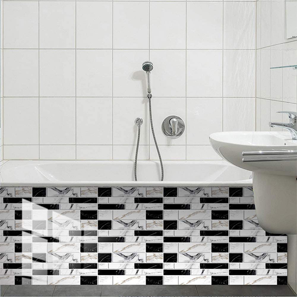 DecorWallpaper, tapet autocolant 3D în imitație de plăți ceramice (set de 12 coli) - Image 6