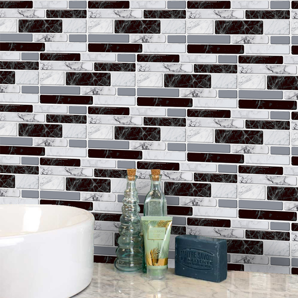 DecorWallpaper, tapet autocolant 3D în imitație de plăți ceramice (set de 12 coli) - Image 7