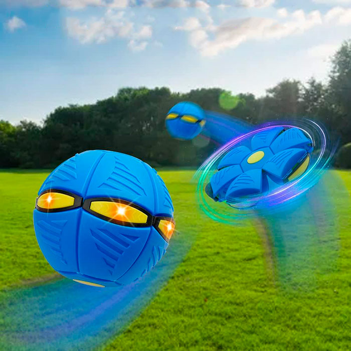 Combinația perfectă de minge și frisbee pentru jocul perfect al câinelui tău!