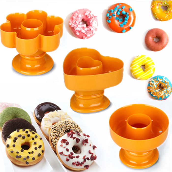 DonutModels, set de 3 forme unice pentru gogoși, fursecuri și alte dulciuri - Image 4