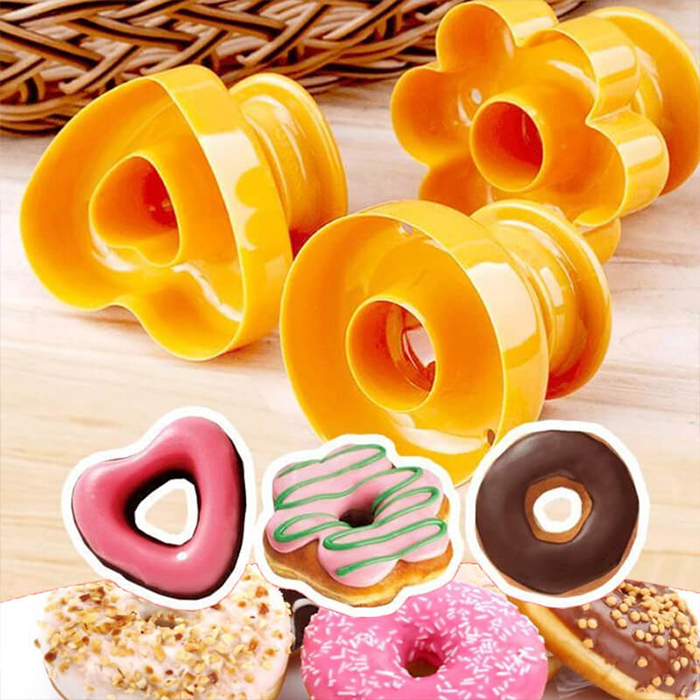 DonutModels, set de 3 forme unice pentru gogoși, fursecuri și alte dulciuri - Image 7