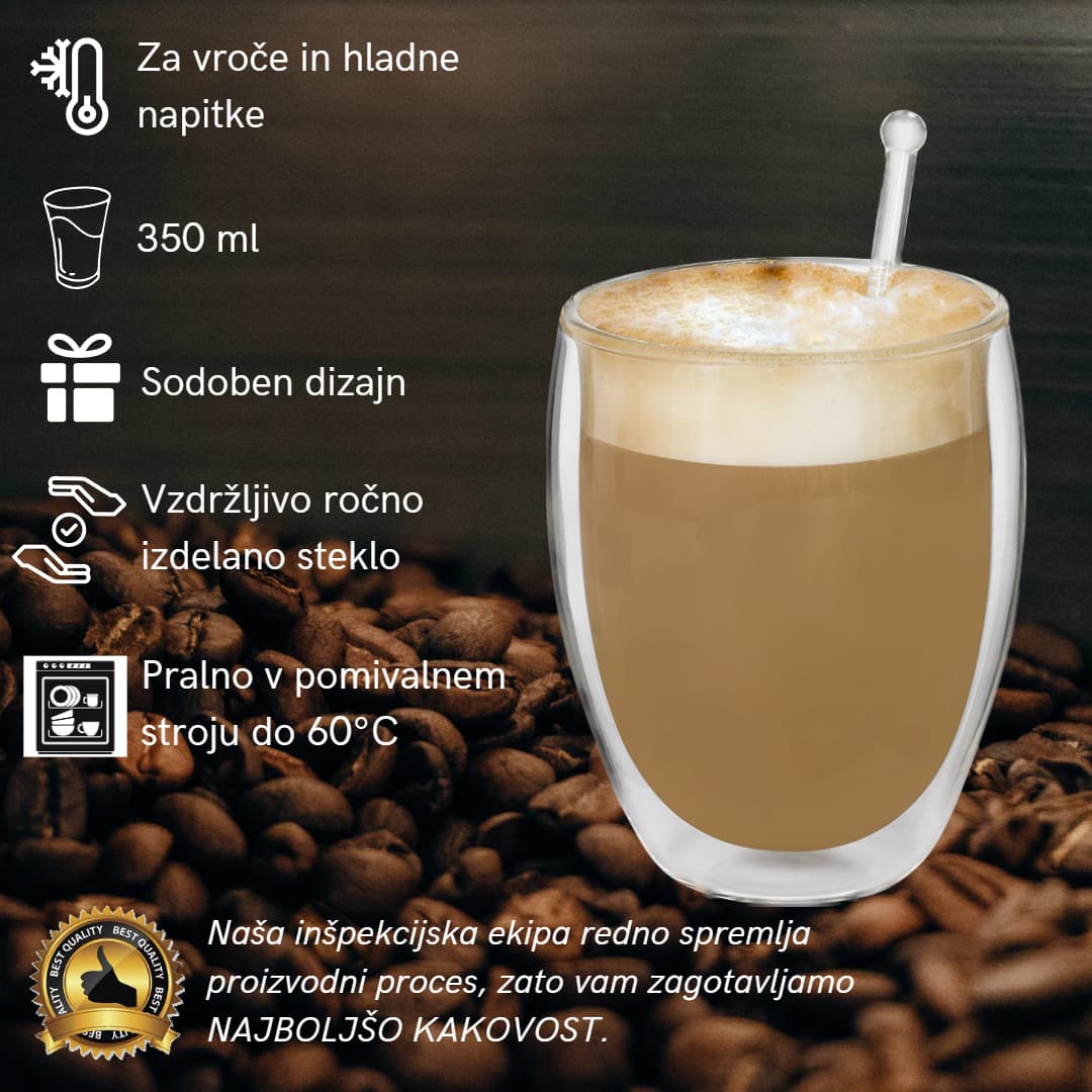DoubleCups, borcane cu pereți dubli (4 buc.) - Image 5