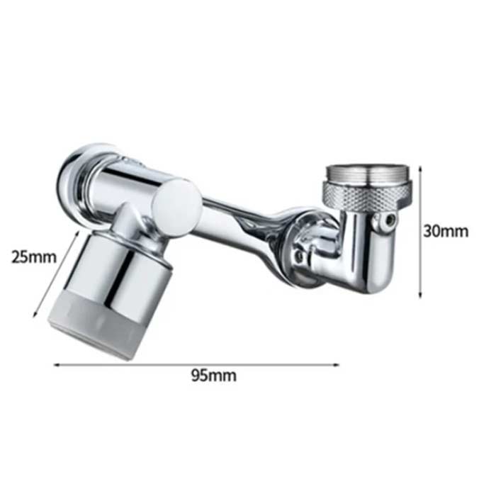 DualFaucet, accesoriu pentru baterie care poate fi rotit la 1080° și are 2 moduri de curgere a apei - Image 2