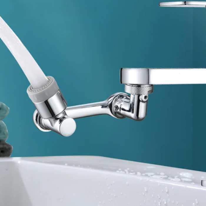 DualFaucet, accesoriu pentru baterie care poate fi rotit la 1080° și are 2 moduri de curgere a apei - Image 4