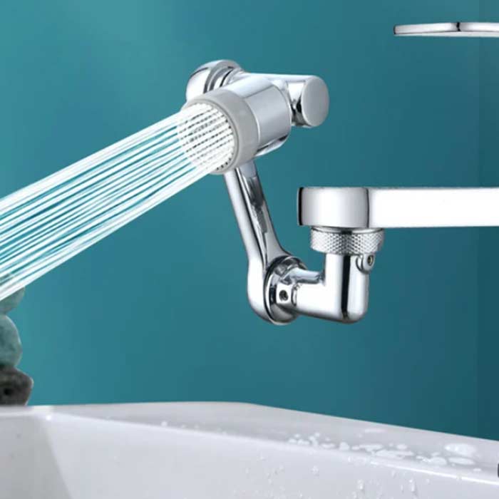 DualFaucet, accesoriu pentru baterie care poate fi rotit la 1080° și are 2 moduri de curgere a apei - Image 5