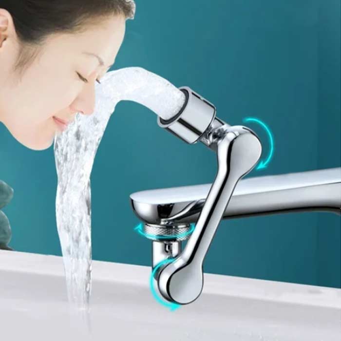 DualFaucet, accesoriu pentru baterie care poate fi rotit la 1080° și are 2 moduri de curgere a apei - Image 7