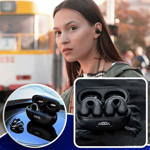 CĂȘTI, Căști wireless pentru sport EarClip - video