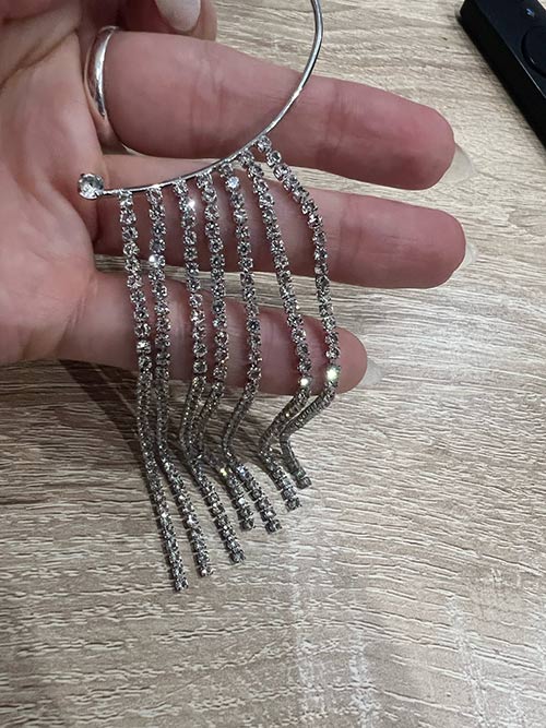 EarringCrystals, cercei cu cristale (1 bucată) - Image 9