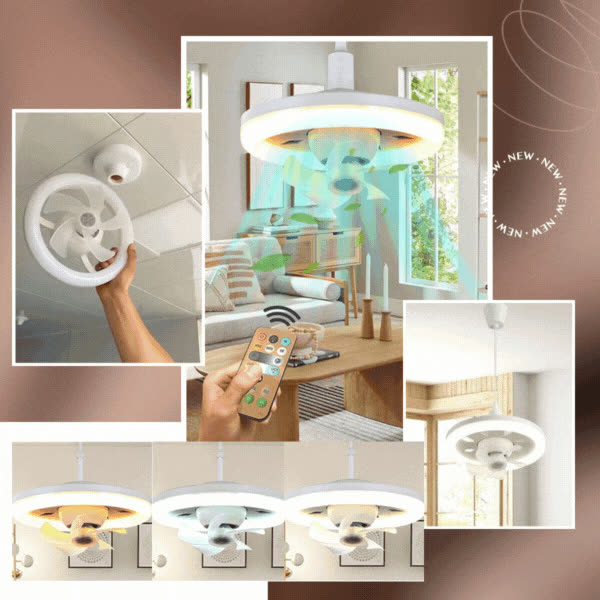 FANLIGHT, Ventilator cu lampă LED - video