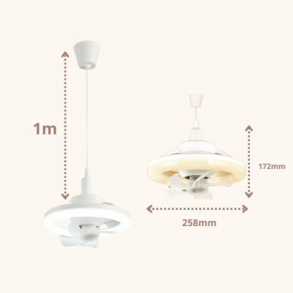 FANLIGHT, Ventilator cu lampă LED - Image 2