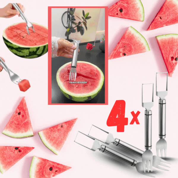 Furculiță pentru tăiat pepene verde, FruitFork - video